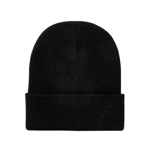 Touca Gorro De Lã Para Inverno Lisa Unissex Quente Conforto Preto