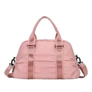 Bolsa Feminina Mala Esportiva Fitness Academia + Chaveiro Rosa