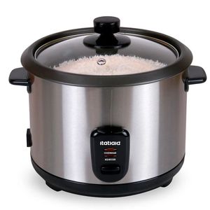 Panela Eletrica De Arroz Midi 8 Xicaras 1,5l Itatiaia Preto-inox 220v