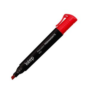 Pincel Marcador Permanente Easy Com 12 Unidades Vermelho Keep