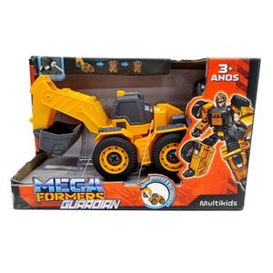 Megaformers Guardian Robô Escavadeira Am Multikids Br2024 Amarelo