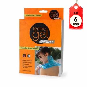 Kit C-06 Termogel Faixa De Gel P- Cervical E Ombros