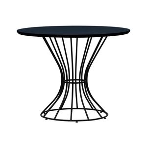 Mesa De Jantar Fendi ø100 Preto