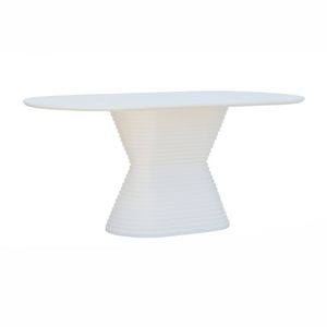 Mesa De Jantar Apollo Tampo Oblongo 180x90cm Branco