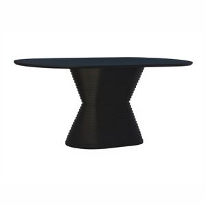 Mesa De Jantar Apollo Tampo Oblongo 180x90cm Preto