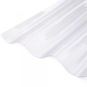 Kit Com 20 Telhas Policarbonato 183cm X 110cm Onda Alta Transparente