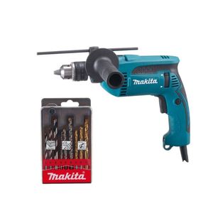 Furadeira De Impacto 1-2\'\' Com Punho Lateral Kit De Brocas Hp1640x2 127v Makita