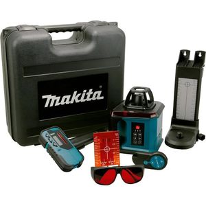 Nivelador Laser Giratorio 200m Ip54 Com Suporte Controle Receptor óculos Maleta Skr200z Makita