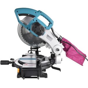 Serra De Esquadria 255mm Industrial 1500w Coletor De Pó Morsa Lâmina Mls100 110v Makita
