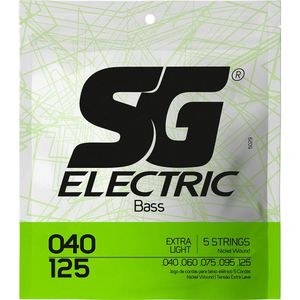 Encordoamento Para Contrabaixo 5 Cordas .040 Extra Leve Sg