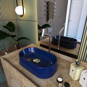 Kit Cuba Ov42 Laila Com Válvula Click Azul Escuro