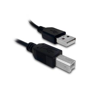 Cabo Usb Para Impressora Gv Brasil, Sem Filtro, 5 Metros, Preto - Cbu.050