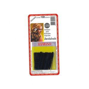 Teimoso Grampo Invisível Preto C-100