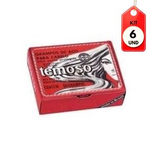 Kit C-06 Teimoso Grampo N°5 Preto C-50