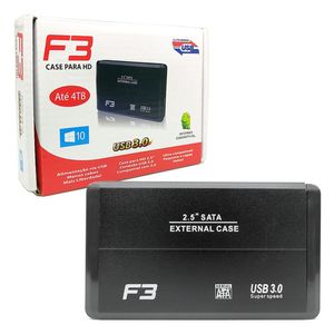 Gaveta Para Hd 2.5 F3, Usb 3.0, Preto - Cs-u3