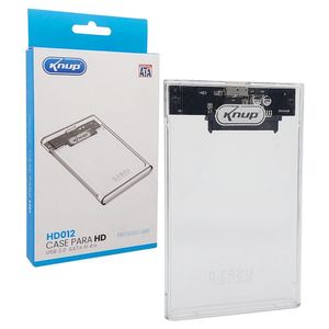 Gaveta Para Hd 2.5 Knup, Usb 3.0, Acrílico - Kp-hd012