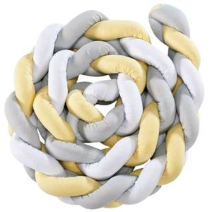 Trança Berço Cinza Branco Amarelo 4 M