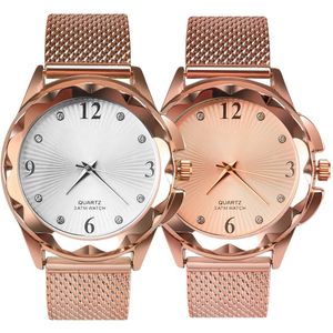 Relógio Aço Inox + Relógio Feminino Prova D´agua