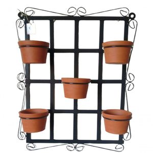 Suporte De Ferro Para Vasos