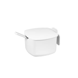 Açucareiro 300ml Com Tampa E Colher De Plástico