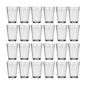 Jogo 24 Copos De Vidro Americano Tradicional Nadir Figueiredo 190ml Cerveja Boteco Bar