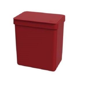 Lixeira Para Pia C- Tampa 2,5 Litros Vermelho
