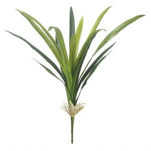 Folha Orquidea Real Toque Cymbidium X15 Verde 66cm