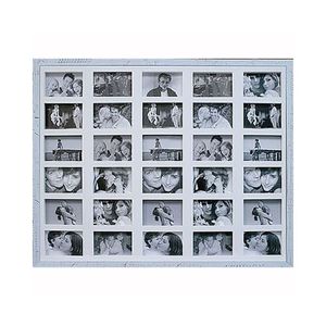 Painel Para 30 Fotos Bee Rustic Collection 73x93cm Branco - Kapos