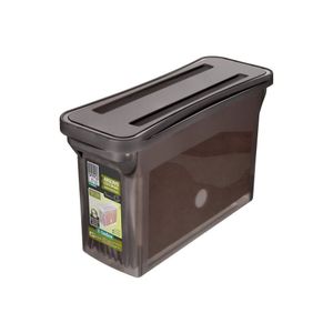 Arquivo Estreito Empilhável Com 5 Pastas Office Line Preto Fume - Ordene