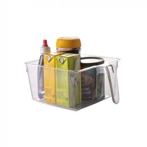 Caixa Organizadora Multiuso Quadrado C- Alça 17x22x10 Cm