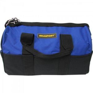 Bolsa Para Ferramentas 23 Bolsos Fechados Azul-preto Brasfort