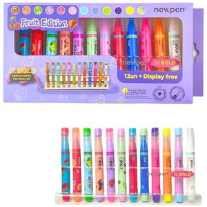 Marca Texto Be Bold Clears Set Mix - 12un + Display - Newpen