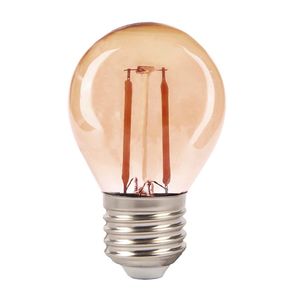 Lampada Filamento Led 4w G45 2200k Amarelo Claro - Bivolt