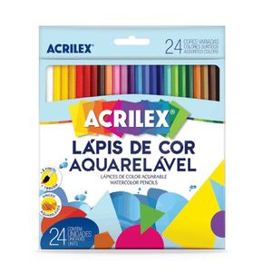 Lápis De Cor Aquarelável 24 Cores - Acrilex