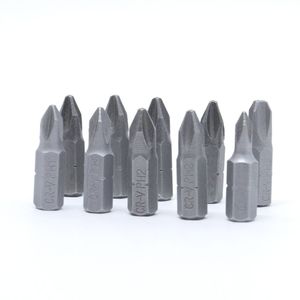 Kit Jogo Bits Ponteira 1-4 Philips Mini Ph2 S2 25mm 10 Pçs