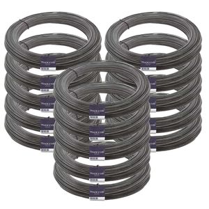 Kit 15 Arame Recozido Liso 1 Kg Bwg 18 1,24mm Rolo Tradestar