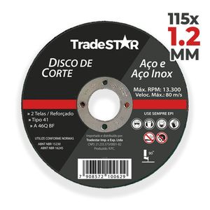 Disco De Corte Metal 4.1-2 115x1,2 Mm