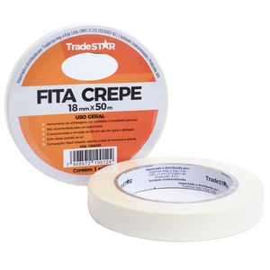 Fita Crepe P- Uso Geral 18 Mm X 50 M