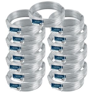 Kit C- 15 Arame Galvanizado Nº14 Bwg 14 Fio 2,10mm Liso 1kg