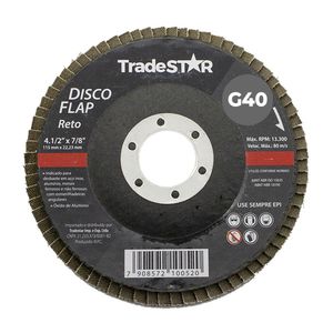 Kit C- 10 Disco Flap Reto Porcelanato Piso G 40 4.1-2 115
