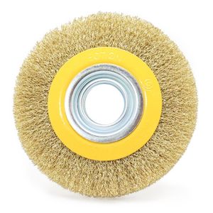 Escova De Aço Circular 6 X 1-2? Para Motor Esmeril Tradestar