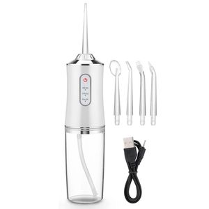 Irrigador Oral Jato D'água Higiene Bucal Sem Fio Cor:branco