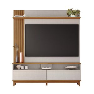Estante Home Nt1335 Para Tv Até 65" Of White Tx/freijó Trend Notável Móveis Off White Tx/freijó Trend