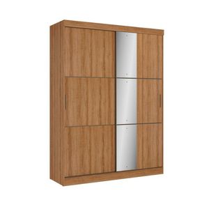 Guarda-roupa / Roupeiro Thb Comfort Slim Glass Almendra