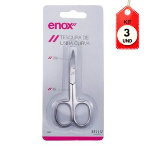 Kit C-03 Enox 683 Ponta Curva Tesoura