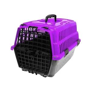 Caixa De Transporte Pet Injet Cat Love Travel - Lilas