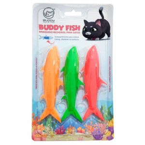 Brinquedo Interativo Recheavel Buddy Fish Para Gatos