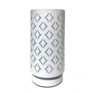 Abajur Luminária Branca De Mesa 29cm Bivolt 110-220v