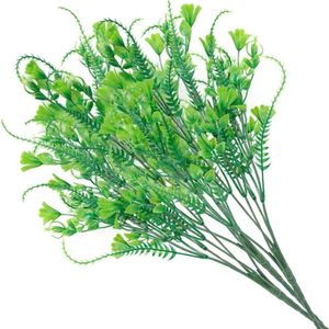 10 Ramos Decoração Arranjo Planta Artificial 5 Galhos Cada 39cm