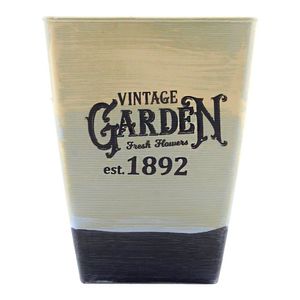 Mini Vaso De Planta Cachepot Estampado Decorado 16cm